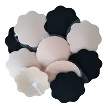 

1 Pair Bra Pad Reusable Self Adhesive Silicone Bra Breast Pad Pasties Petal Chest Stickers Nipple Cover Invisible Intimates