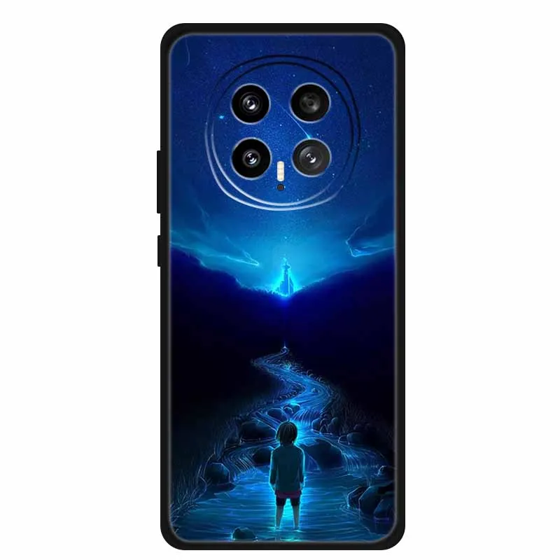 Shockproof Black Silicone Phone Case - Soft and Durable Back Cover