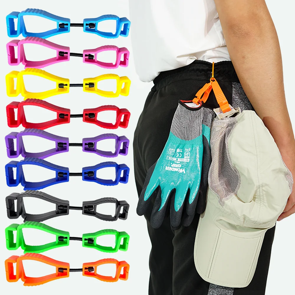 

Anti-lost Labor Clip Clamp Gloves Work Working Construction Holder Hanger s Grabber Safety Belt Loop