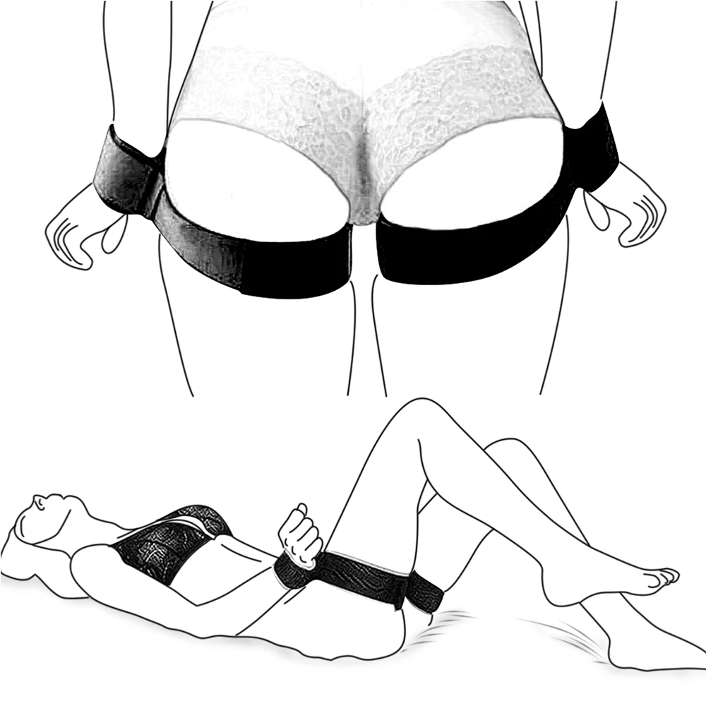 Sex Handcuffs Bed Bondage Restraints Sex Toys BDSM Bondage Body Restraints Flirting Cosplay Wrists Ankle Cuffs Fetish Sex Toys For Couples Men Erotic Accessories Adults Sexe