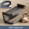 Wall Mounted Toilet Paper Holder Rustproof Thickened Plastic Storage Rack For Bathroom Kitchen Toilet Paper Roll Holder 3