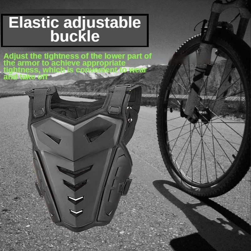 SULAITE Motorcycle Armor Vest Chest Body Protectors Back Protector Portable Skateboard Motocross Armored Jacket Protective Gear
