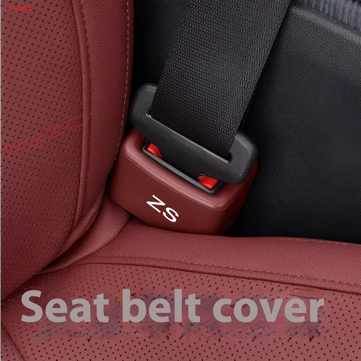 Car Safety Belt Buckle Holder Silicon Gel Buckle Protective Cover For MG ZS HS Auto Interior Accessories