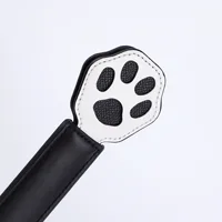 22.4CM PU Leather Cat Claw Shape Slap Paddle,Handmade Deluxe Riding Crop Horse whip, Horse Whip 2
