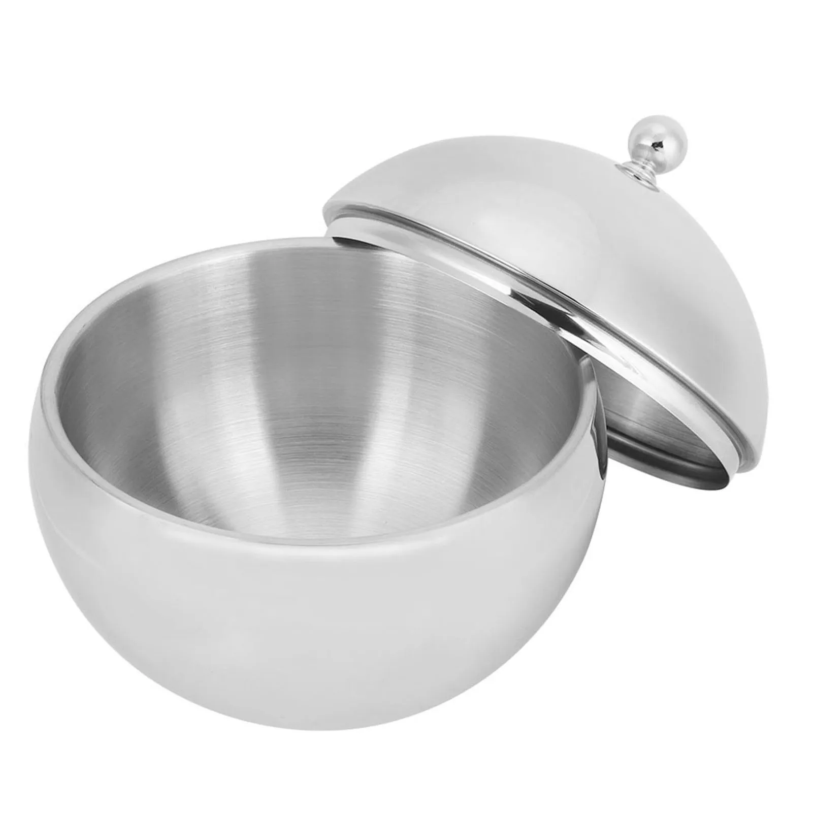 2L Ice Bucket Stainless Steel Double Wall Insulation Ice Bucket Container Wine Champagne Barrel with Cover for Wedding Parties