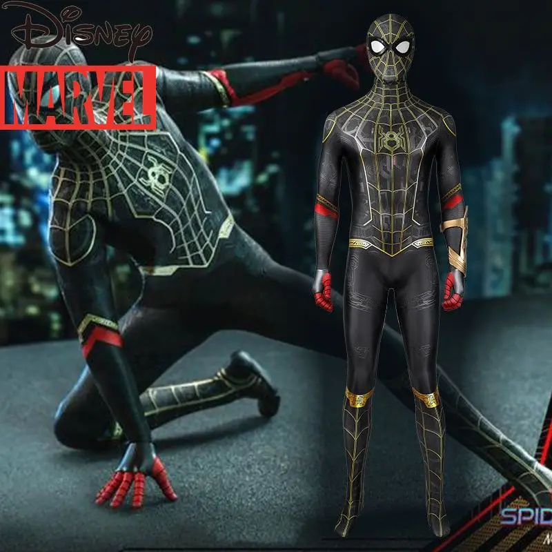 Disney Marvel Avengers SpiderMan One-Piece Costume Adult Halloween Cosplay |