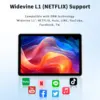 PRITOM 10 Inch Android 13 Tablet, 8(4+4)GB+64GB 1TB Expand, WiFi 6, Dual Box Speakers and Camera, BT5.0, with Mechanical Style C 4