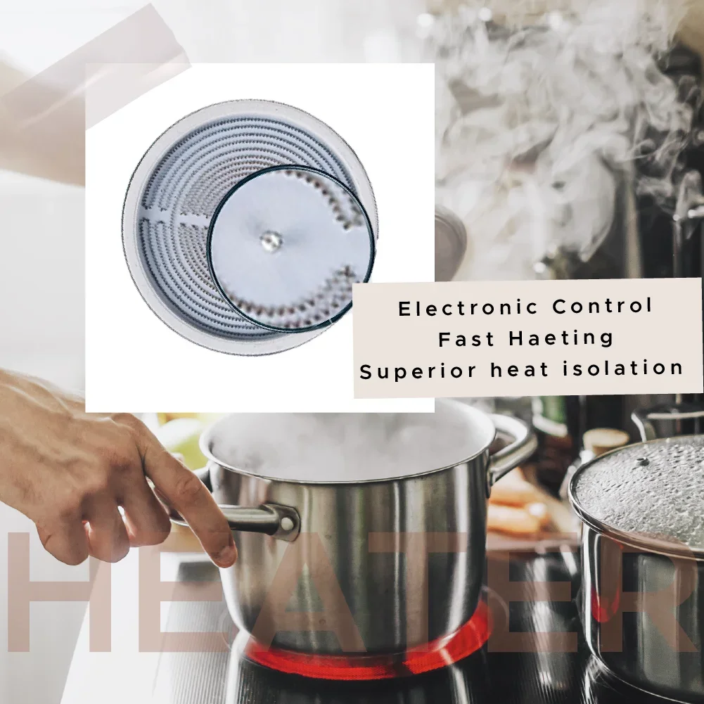 Vitro Ceramic Glass Hob Cooking Appliance 3 Burner Built In Electric Ceramic Cooktop With Three Cooking Zones CE Approval 5