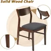 Dining Table Set for 4, Mid Century Dining Set, Kitchen Table and Chairs for Breakfast Nook and Small Space, Dinner Table 6
