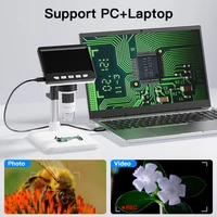 4.3 Inch Digital Microscope 1080P 50-1000x Coin Microscopio 2000mAh Soldering Microscope for Electronics Repair PCB PC Laptop 4