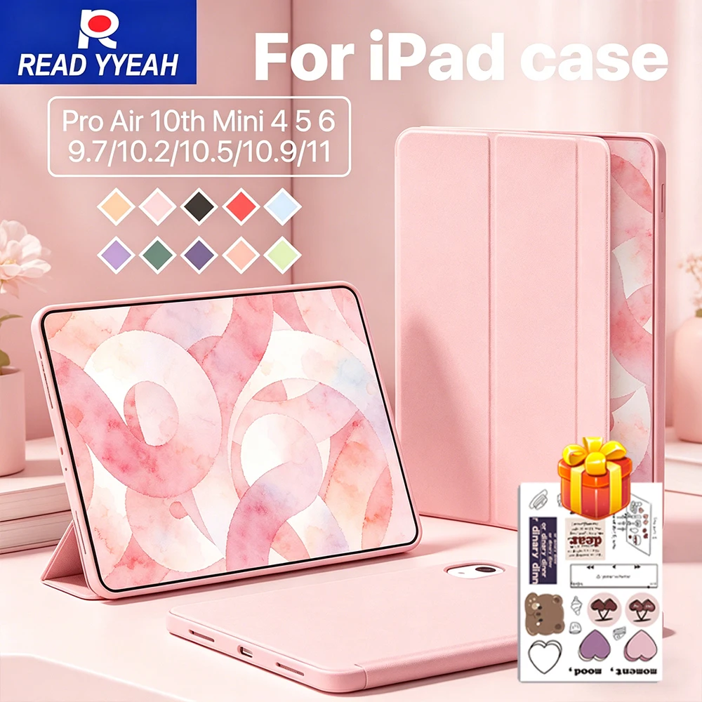 Premium 3-Fold Folio PU Leather Stand Cover with Anti-Scratch Protection