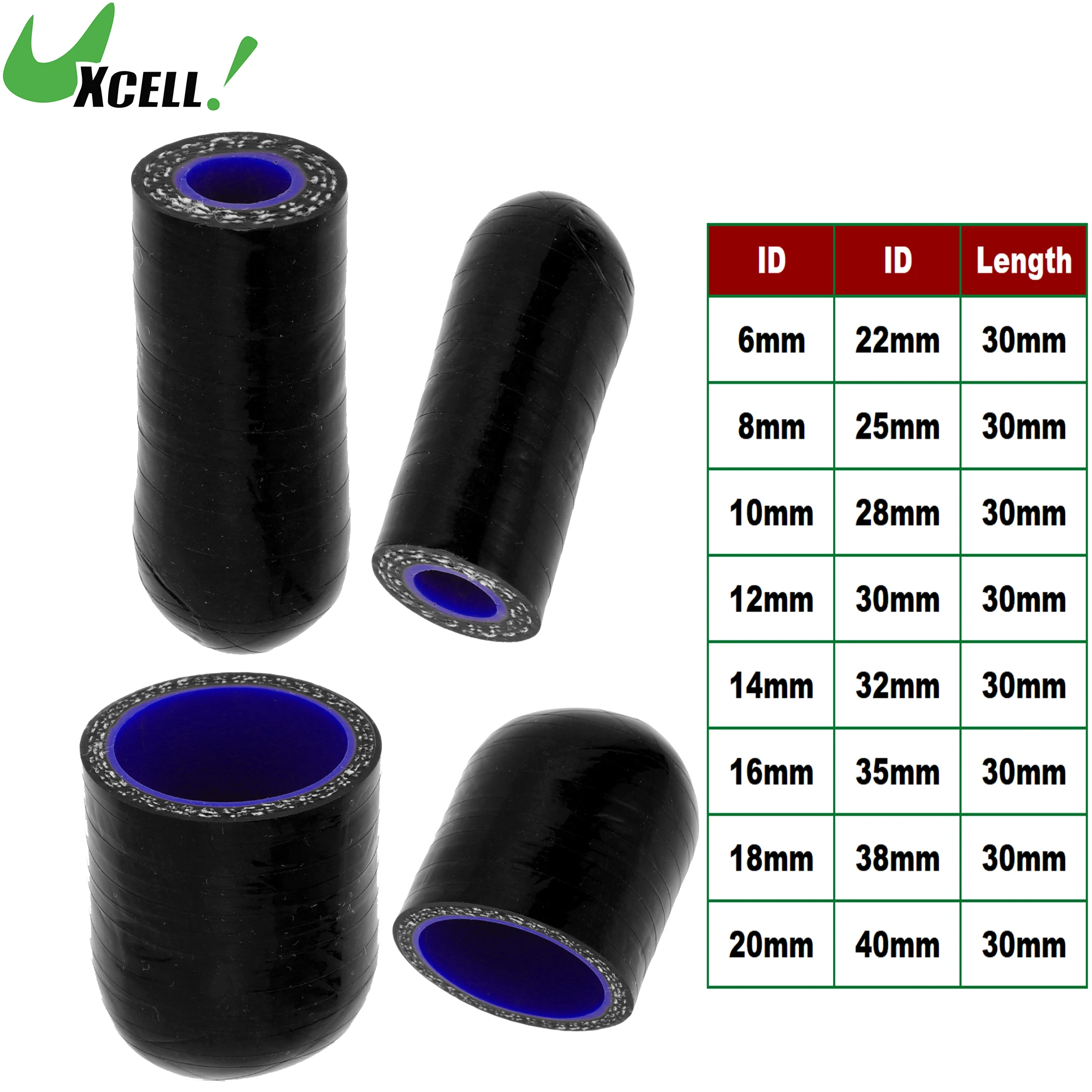 X AUTOHAUX 1 pz 30mm Lunghezza 16mm/0.63 ID Blu Auto Gomma di Silicone Tubo Tappo Terminale Silicone Rinforzato Tappo di chiusura per Bypass Tubo Universale X AUTOHAUX 1 pz 30mm Lunghezza 16mm/0.63 ID Blu Auto Gomma di Silicone Tubo Tappo Terminale Silicone Rinforzato Tappo di chiusura per Bypass Tubo Universale