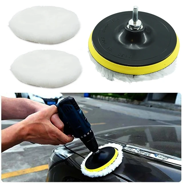 6PCS 3/4/5/6/7 inch Polishing Kit Polishing Pad Car Waxing Sponge Disk Wool  Wheel Auto Paint Care Polisher Pads Car Gadget - AliExpress