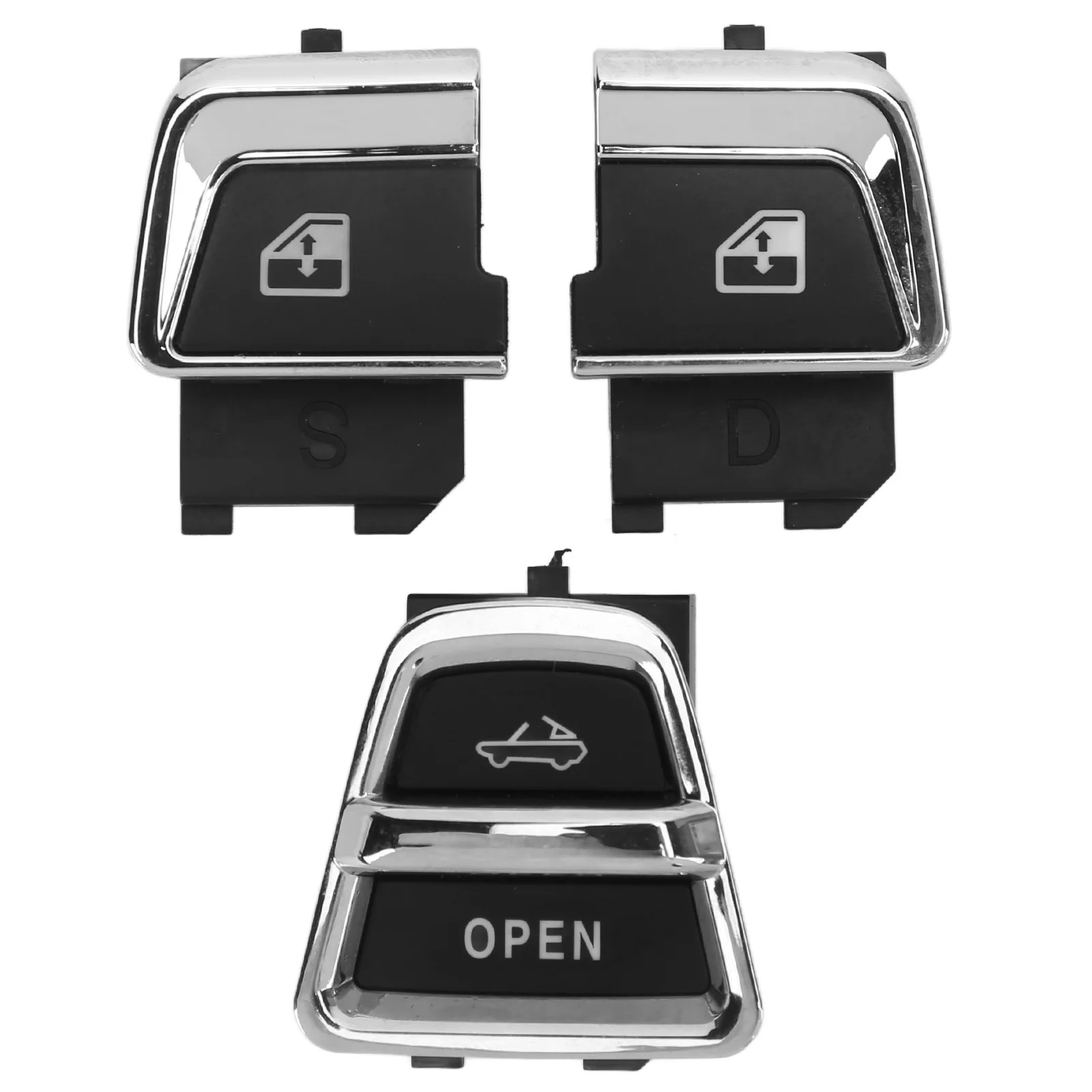 Car Power Window Switch Set with Bracket 86257300 Left Right Roof Fit