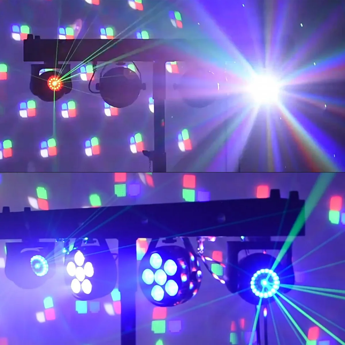 DJ light bar with stand 15w RGBW 4 in 1 kaleidoscope lens effect moving head lig