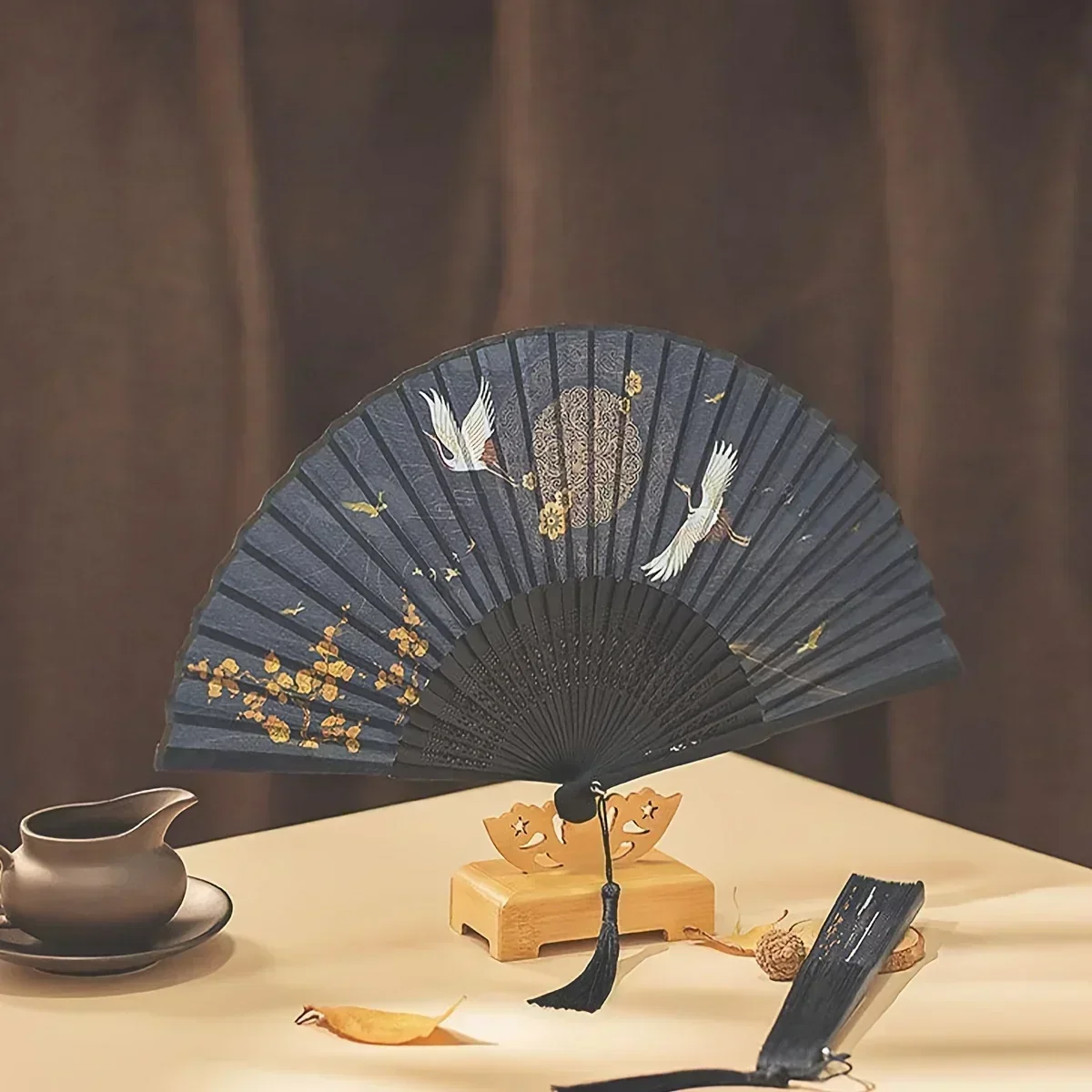 Chinese Folding Fan Ancient Style for Wedding Party