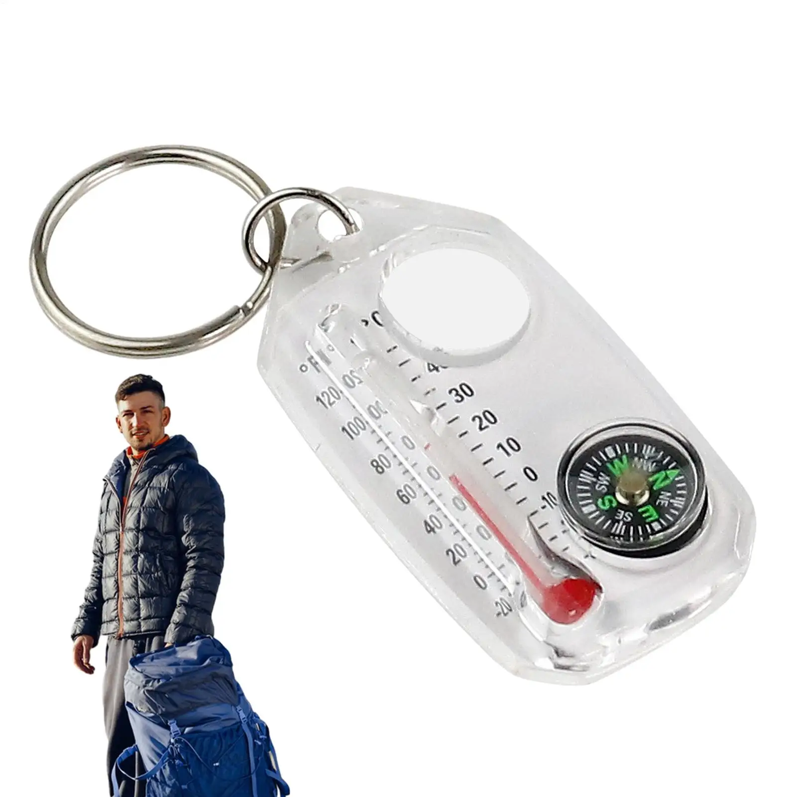 Small Compass And Thermometer 2