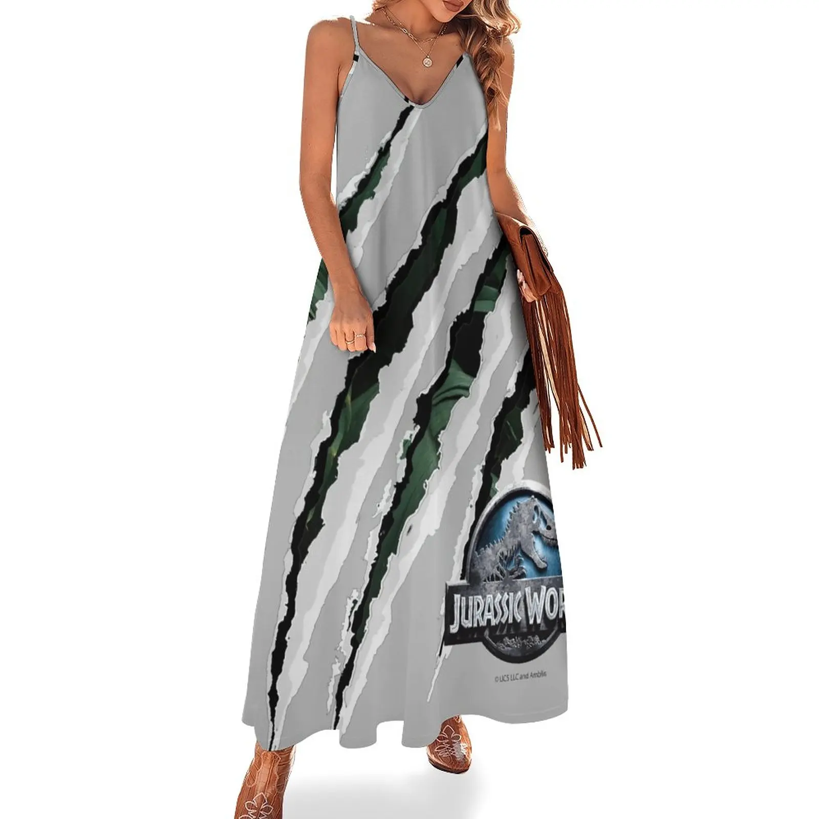 

Jurassic World - Slashing Claw Sleeveless Dress Women long dress dress women elegant luxury dresses for womens