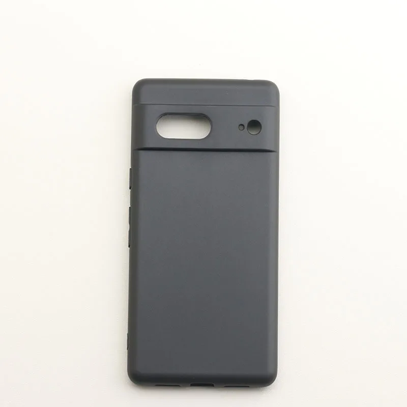 Luxury Silicone Matte Phone Cover with Camera Protection and Shockproof Bumper