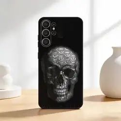 Dark Handsome Style Black Soft Silicone Case by Philipp Plein - Samsung S24Plus (Z1)
