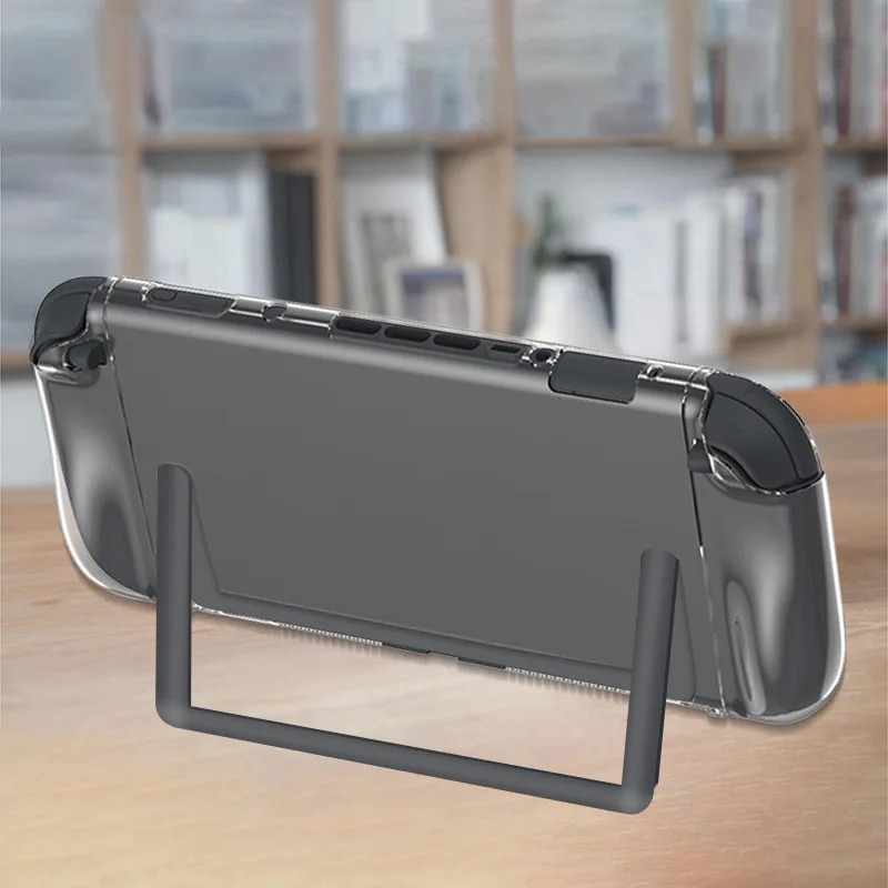 Nintendo Switch 2 용 PC + TPU 클리어 케이스 분할 유형 디자인 스크래치 방지 충격 방지 드롭 방지 보호 커버 액세서리