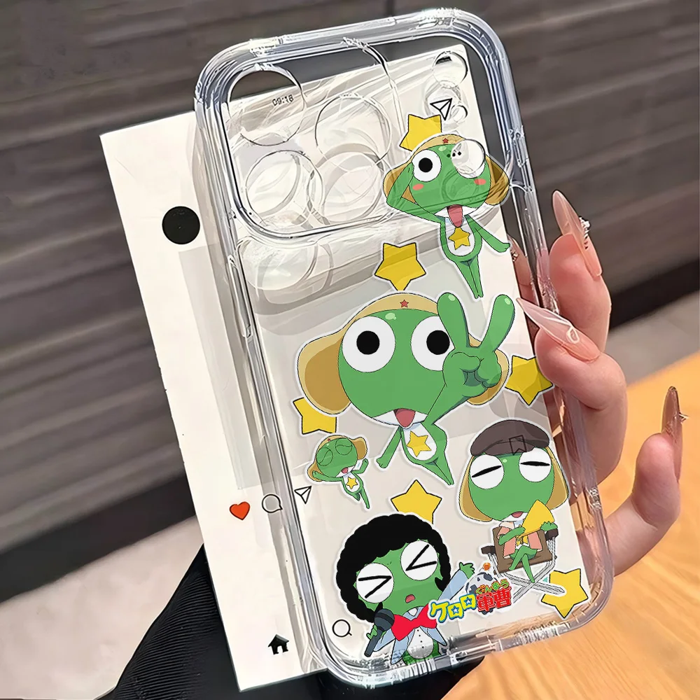 Cartoon K-Keroros Cute Transparent Phone Case