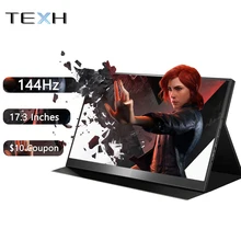 17.3'' 144hz Monitor Portable Gaming Screen For Switch PS5 4 X-box IPS Gamer Laptop PC Second Extended Screen Phone Game Display