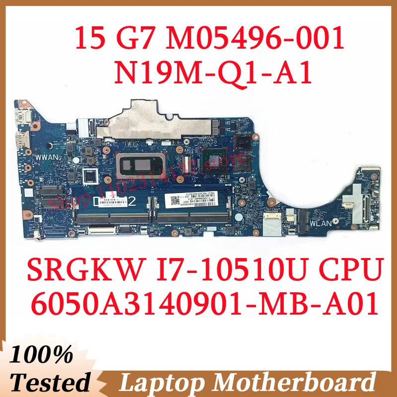 

Для HP 15 G7 Φ с SRGKW I7-10510U CPU 6050A3140901-MB-A01(A1) Материнская плата для ноутбука