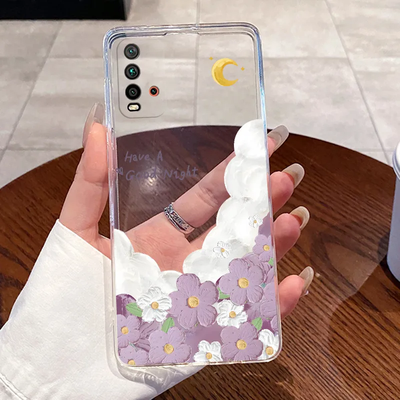 Luxury Aesthetic Transparent Cat Design Soft TPU Silicone Phone Case