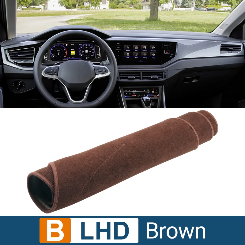 thumbnail image 1 of Cubierta del salpicadero del coche, accesorio para Volkswagen, VW, Polo, AW, AW1, MK6, 2017, 2018, 2019, 2020, 2021, 2022, 1 of 5