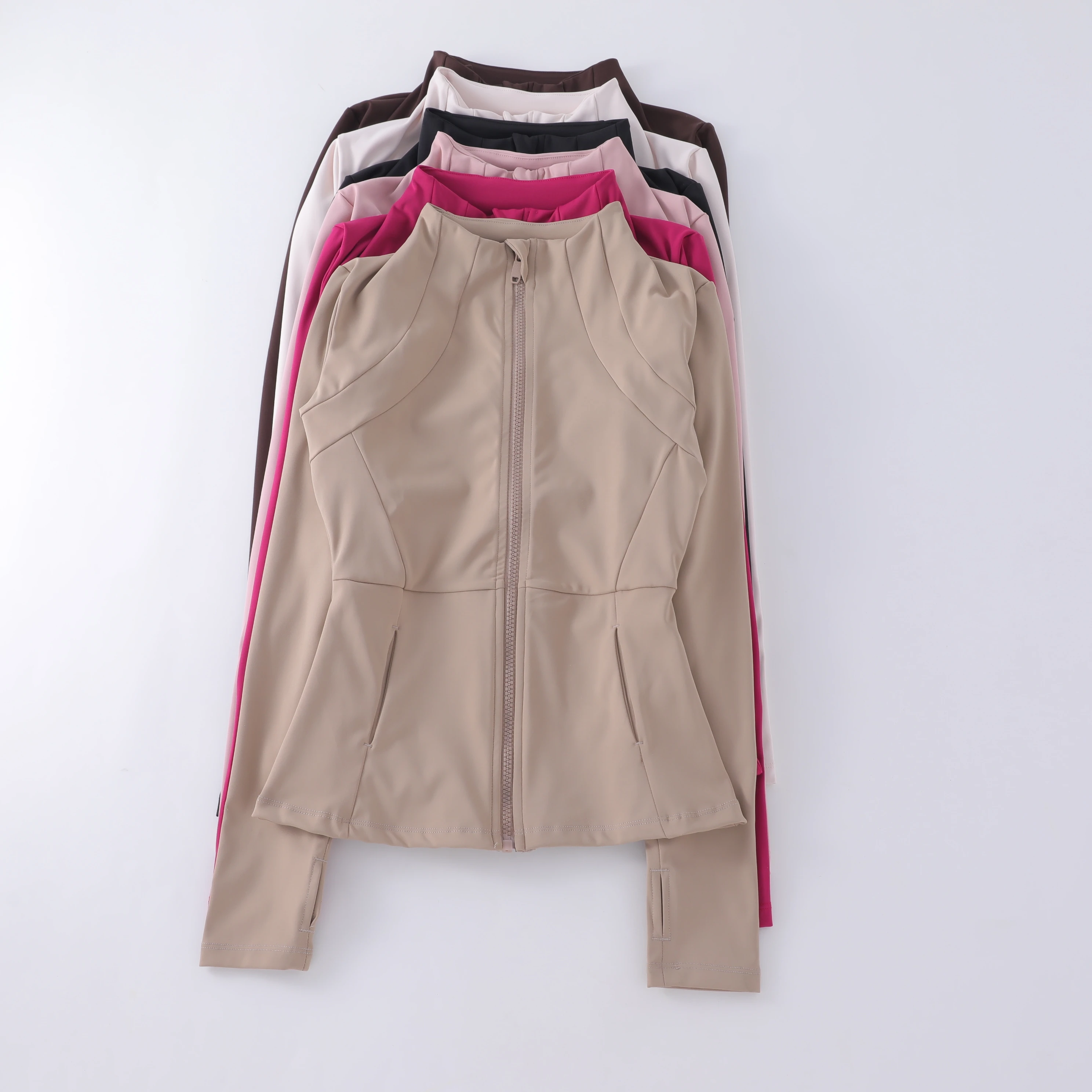 Product Overview Elevate your workout wardrobe with the 2025 Women's Seamless Fitness Jacket. Designed for active women, this breathable and slim-fitting jacket ensures maximum flexibility and style for yoga, fitness, and running. Key Features Slim-fit seamless design for enhanced movement Breathable polyester-spandex blend for lasting comfort Full zip-up closure for easy layering Long sleeves for extra coverage and warmth Lightweight yet supportive for year-round workouts Size Guide Fits slightly smaller than usual. Please refer to the size chart before purchasing.