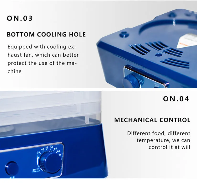 Professional production 5 layer food dryer 110v-240v 50Hz 350W mini digital fruit dehydrator 5
