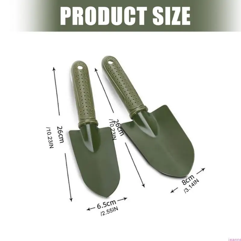 전문 정원 가꾸기 수공구 세트 2종(토종과 삽) 흙 풀기용, 가정 정원 조경에 적합