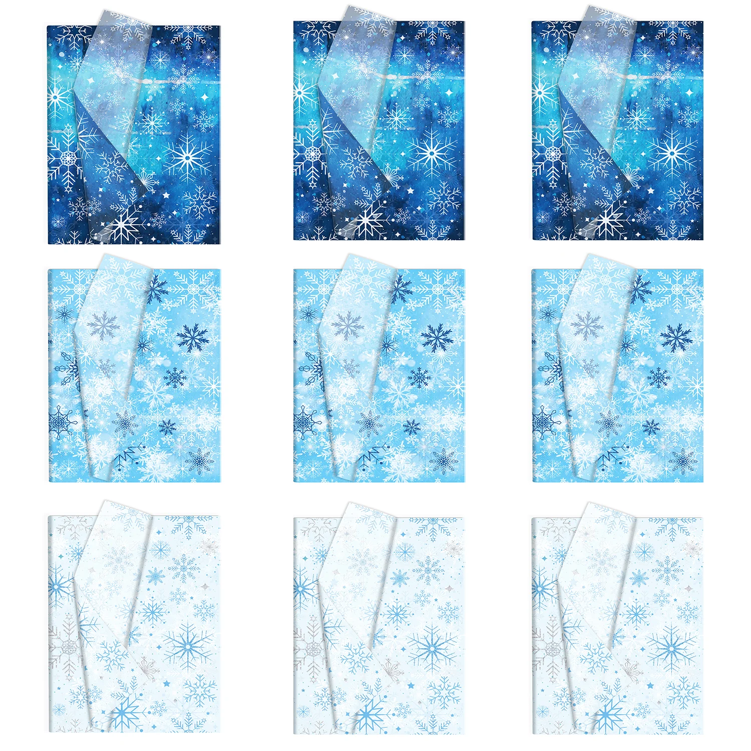 20/50 stücke Weihnachten Seidenpapier Winter Schneeflocke Schnee Birne Papier Geschenkpapier DIY Geschenk Verpackung Für Weihnachten Party liefert
