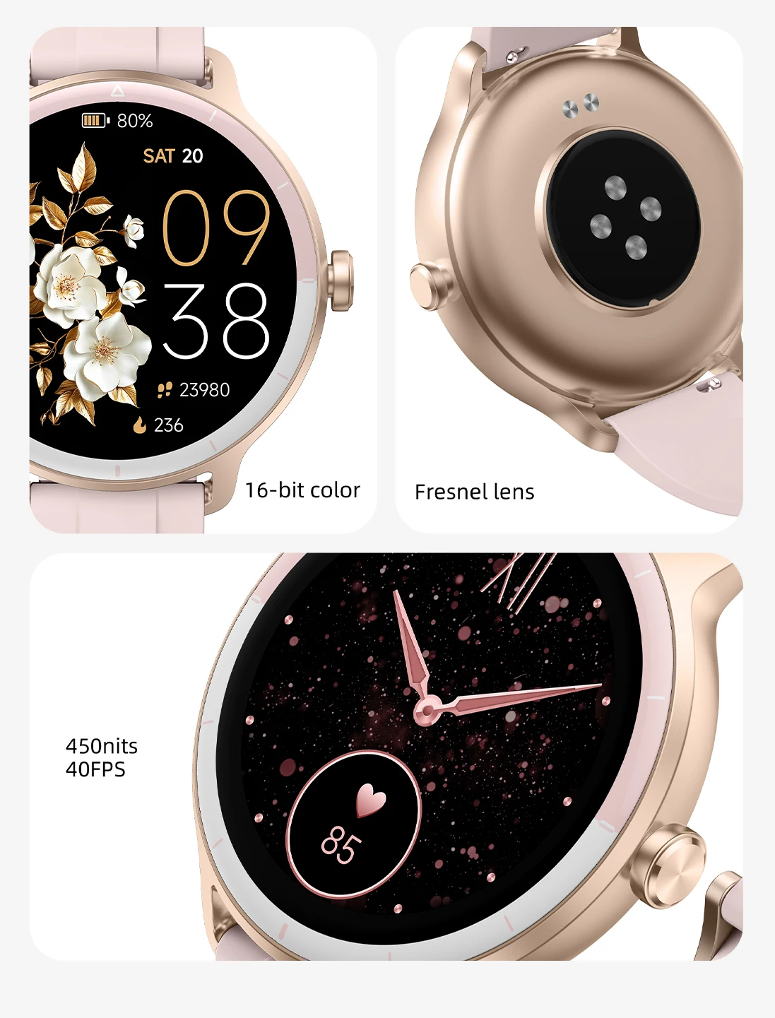 New 2025 ZZYSMART 1.27" Inch DR03 Smart Watches For Women Men Bluetooth Call IP68 Waterproof Heart Rate Blood Oxygen Smartwatch 4