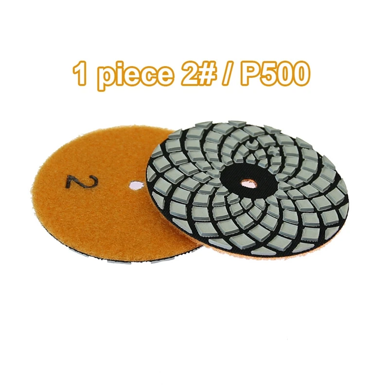 Premium 4-Step Marble Polishing Pad, 100mm Dry Grinding Disc