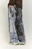 Streetwear Vintage Retro Jeans Man Patchwork Straight Loose Spliced Hole Full Length Denim Pants 3