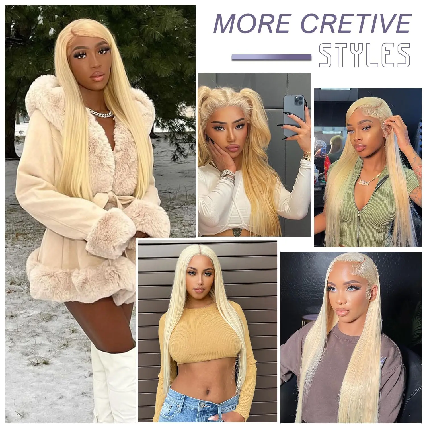 613 13x6 250% Density 613 Lace Front Wig Human Hair Straight Blonde Wig Human Hair 613 Hd Lace Frontal Wig Pre Plucked Baby Hair