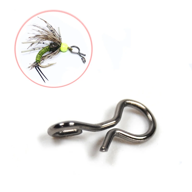 jujufly new hot 5optional sizes fly fishing snap hooks/connectors