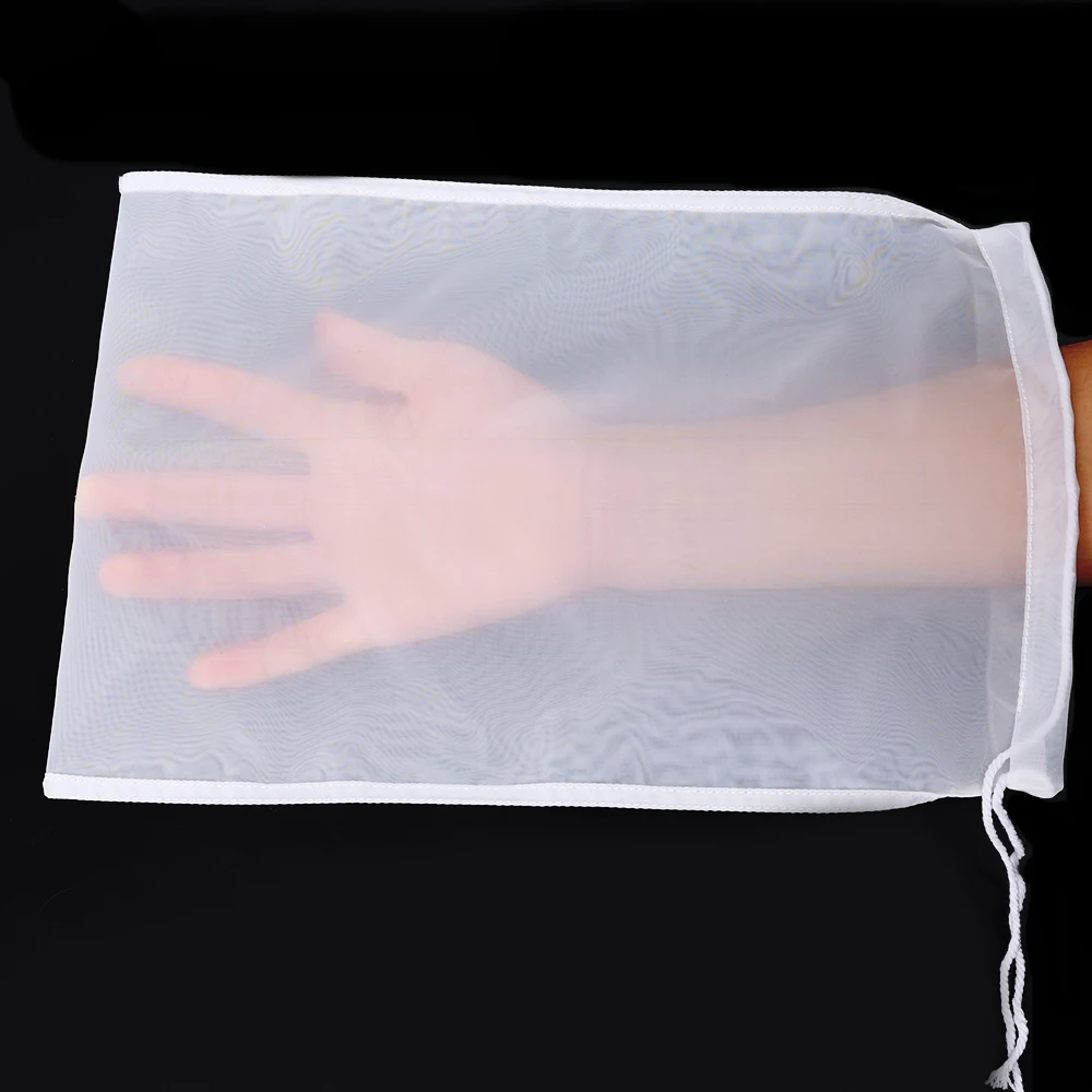 Sacchetti Filtro Nylon Per Alimenti - 30x45cm | Per Tè, Caffè, Birra, Latte | Rete Filtante Riutilizzabile - Foto 10