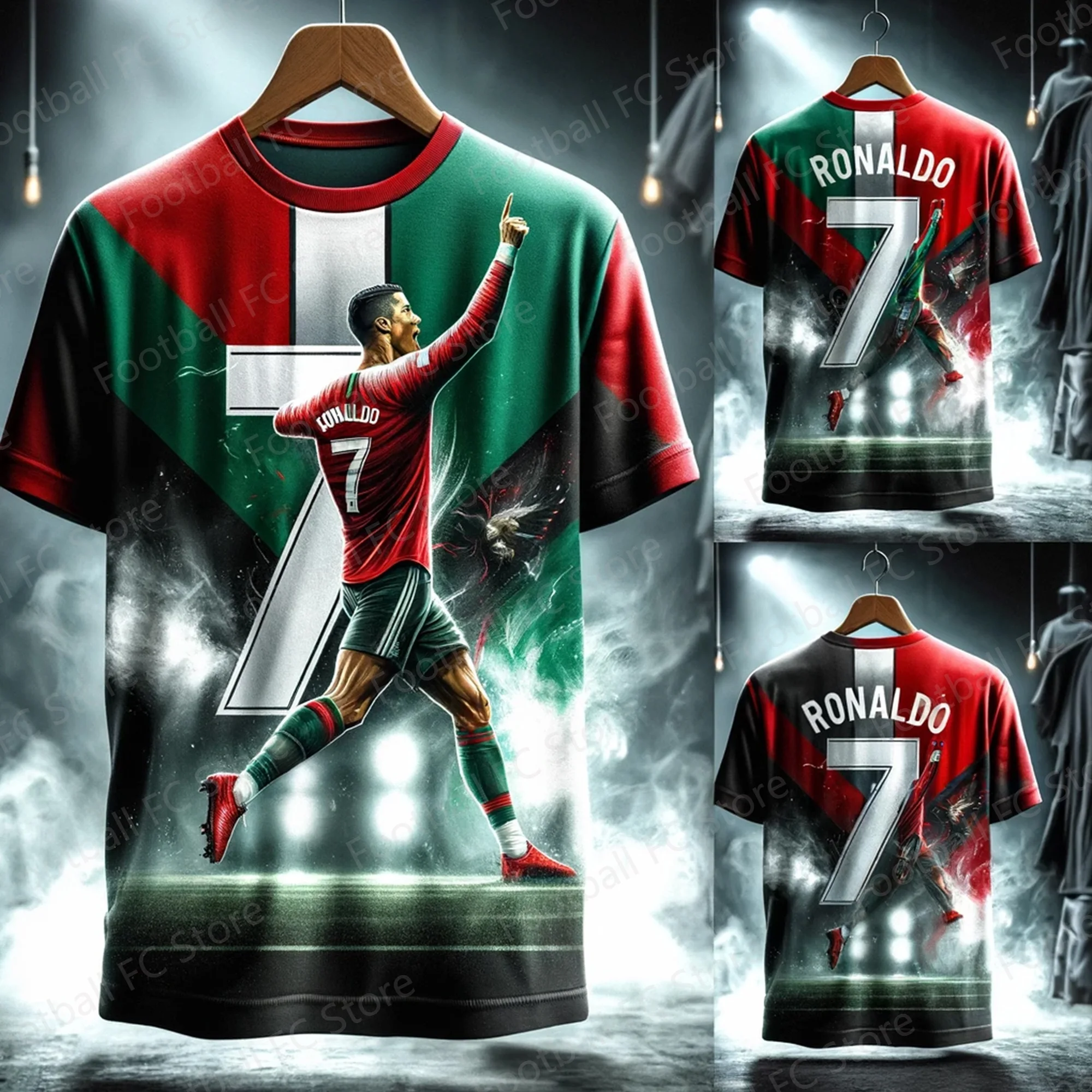 Ronaldos 7 Soccer Jersey For Kids And Adult