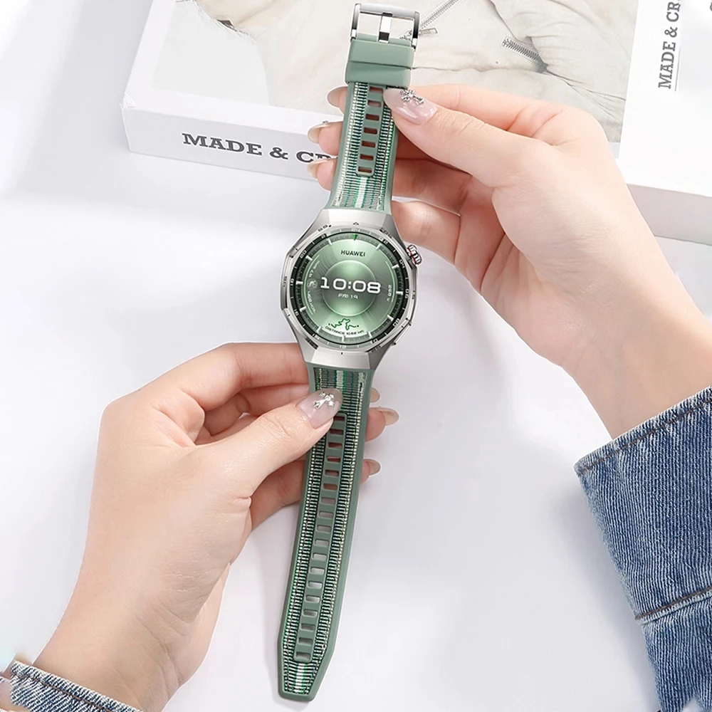 Enhanced Sport Strap - Premium Composite Nylon and Silicone Bracelet