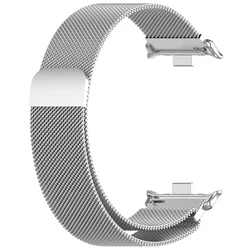 Premium Stainless Steel Magnetic Strap for Vivo Watch GT - Sleek Replacement Wristband (Silver)