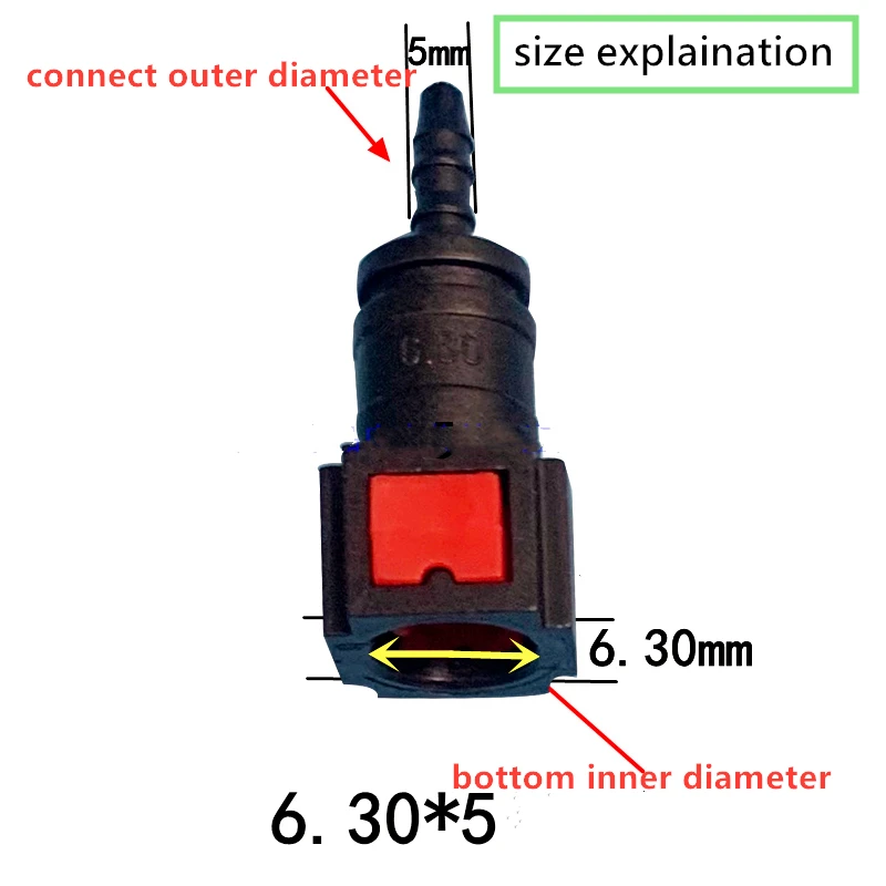 Fuel Pipe Repair Tools Pipe Quick Connector Aluminum Welded Joint Fitting 10PCS Urea Tube Fuel Air Pipe Joint Line Quick Connect Joint Clips SCR Post-processiong Repair Kits