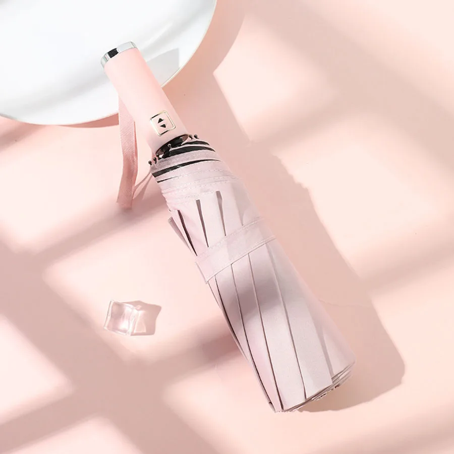 Premium Windproof Automatic Umbrella - UV Protection with Reinforced Design for All-Weather Use
