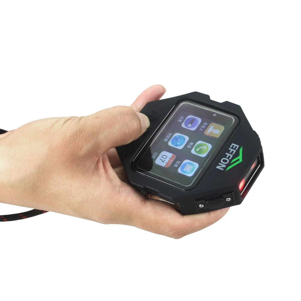 Android Handheld trigger Smartwatch barcode reader with screen watch  2 in 1 manufacturer hanlinyue ebook reader bluetooth page turner remote control jitterbug short video photo short video page turn remote photo vid