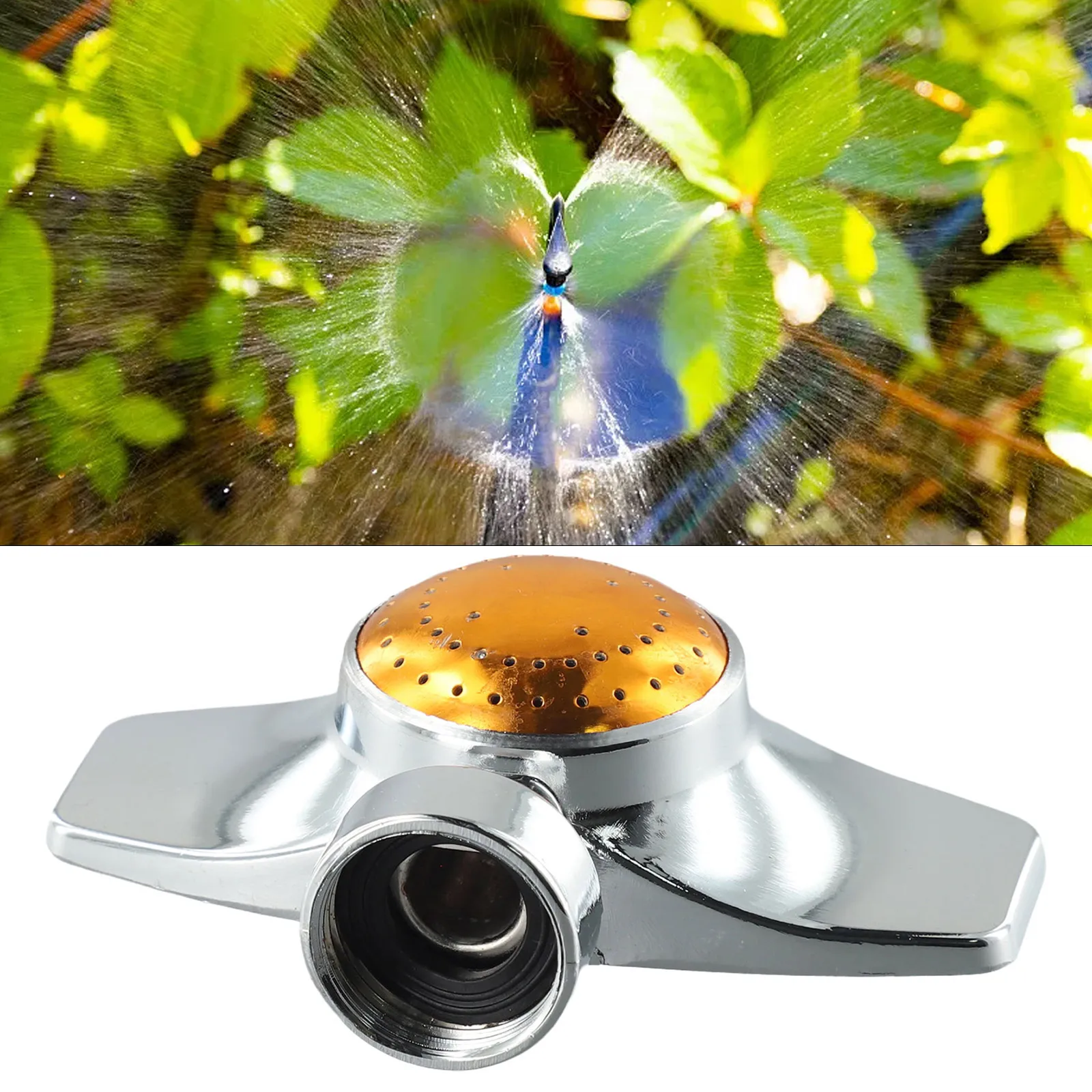 

Brand New Spot Sprinklers Head Hose Sprinklers 1pc 360 Degree For Garden Lawn Yard Small Areas Watering Sprinkler