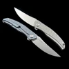 Shirogorov Quantum Cromax PM Blade Titanium Alloy Handle Folding Knife Outdoor Camping Hunting Pocket EDC Tool Knife 2