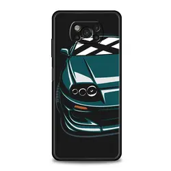 JDM Type R Civic Sport Car Soft Black Phone Case Cover for Poco M3 (A1)