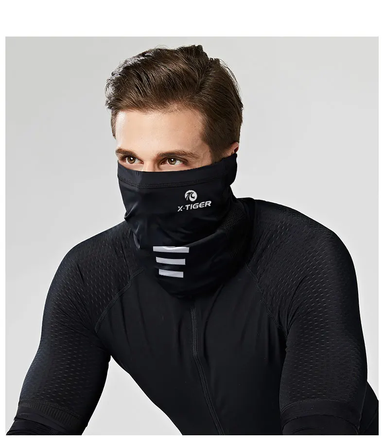 X-TIGER Radfahren Gesichts maske absorbieren Schweiß atmungsaktives Angeln Training Sport Gesicht Schal Hals Gamasche Sommer Gesicht Bandana – Detail 17